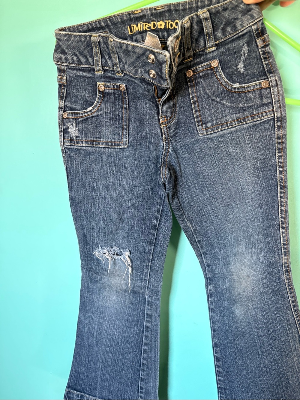 vintage Limited Too "Super Hip" denim jeans in a size 6 regular,